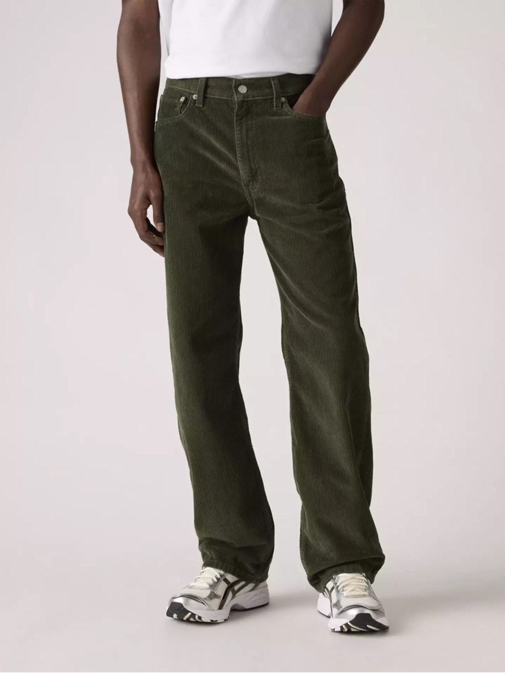 NWT Men's Levi’s Olive Green 565™ Loose Corduroy Jeans - Classic Straight Fit